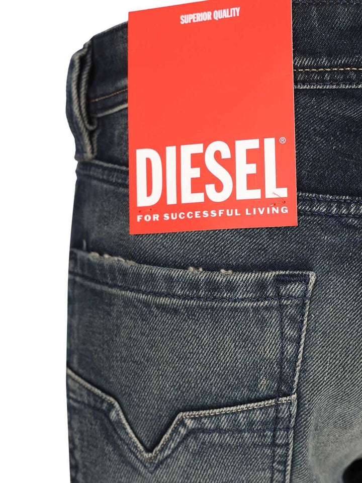 Diesel 1985 5 Pocket Denim Straight Fit Jeans - Blu | a0102a9a3d2f365ed6b82e39f1bbf8cf9ed581bc