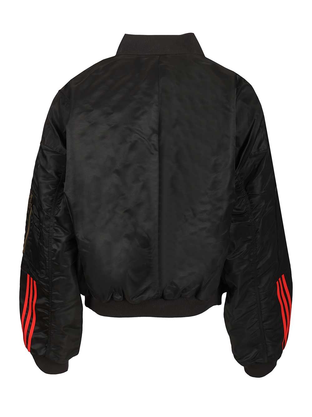 Adidas By Willy Chavarria Satin Bomber Jacket Giacche - Nero | 94b76d98894bb5143fd73c865719527ee43ce9a3