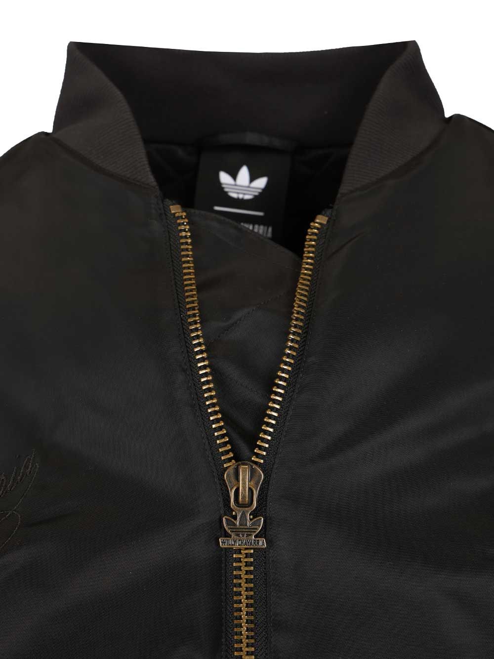 Adidas By Willy Chavarria Satin Bomber Jacket Giacche - Nero | 2138098797b87fd61d3e587bc7fbce84d3976eae