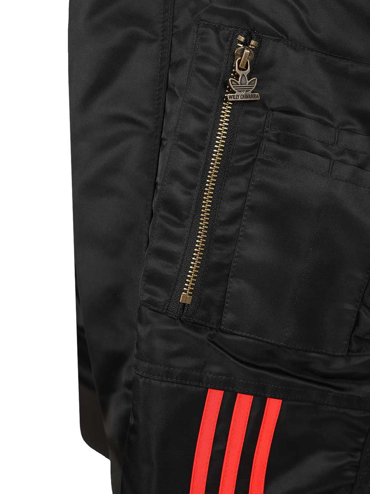 Adidas By Willy Chavarria Satin Bomber Jacket Giacche - Nero | af3db8c8e2a4101fe9be604dc7eb268cc0430496
