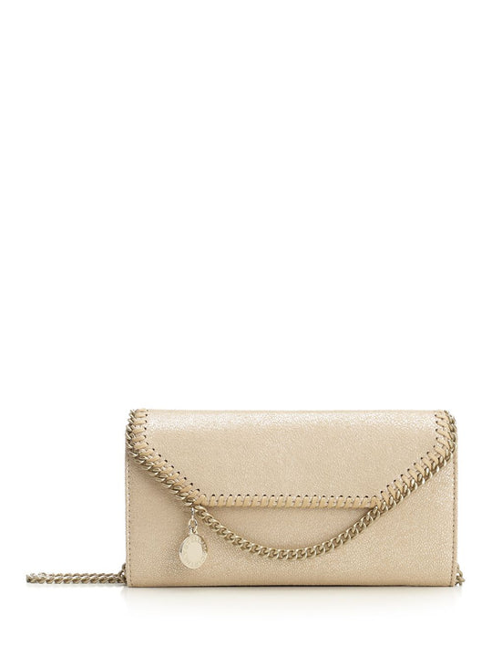 Falabella Chain Wallet With Shoulder Strap Crossbody Bags Oro
