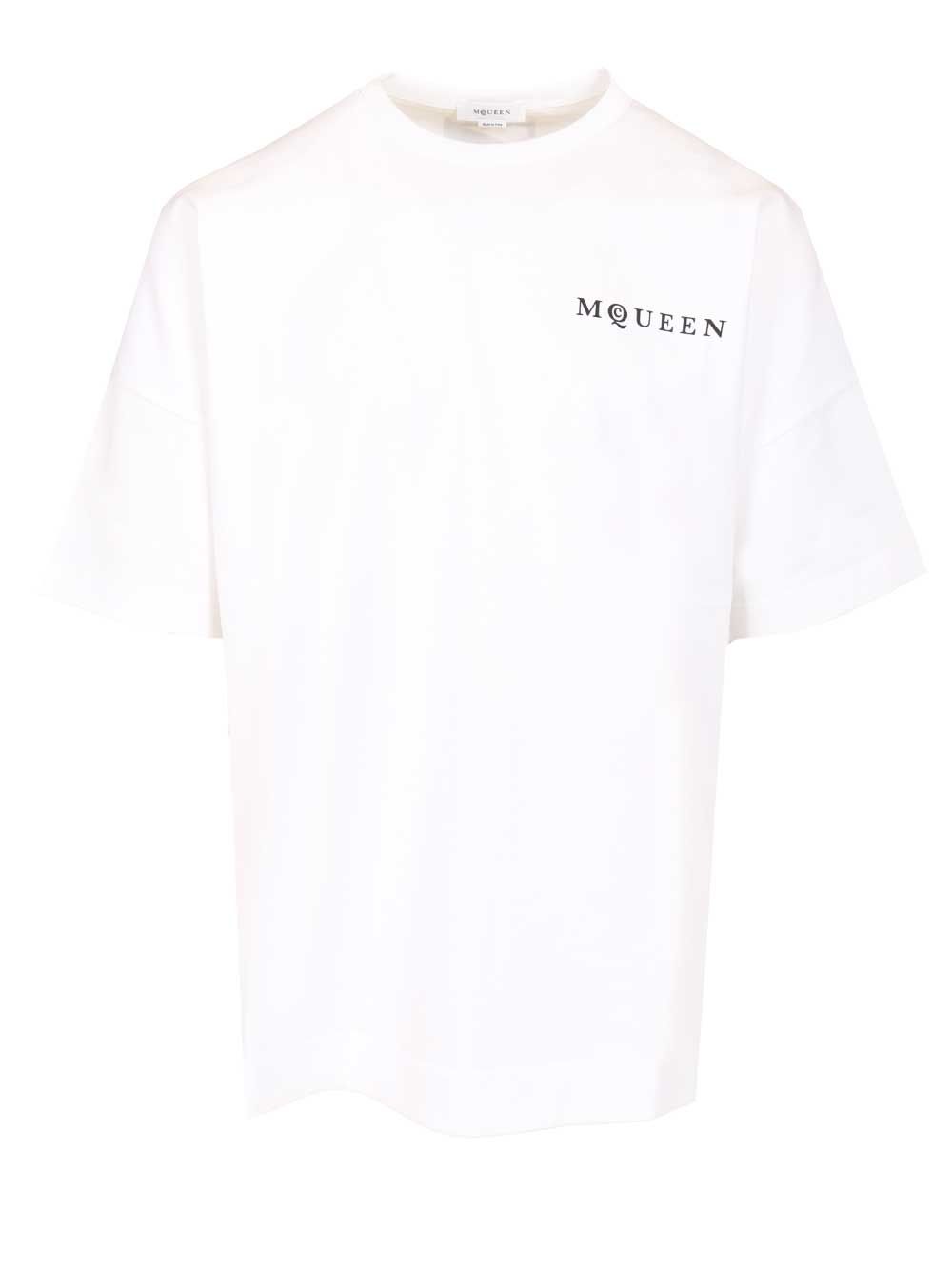 Mcqueen Oversized T-Shir T-Shirt - Bianco | db656c938f10fef11130e4334f624348a2d4cb5c