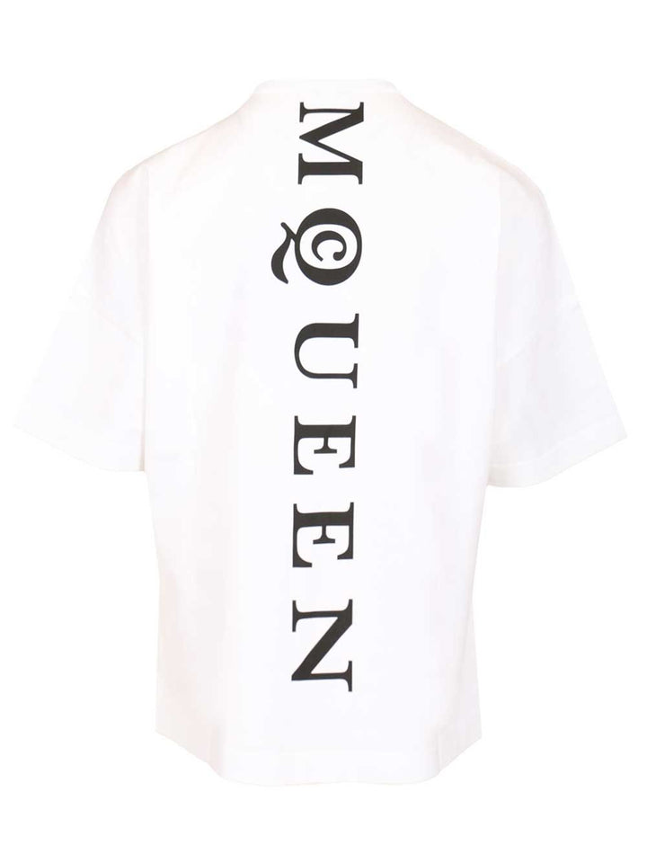 Mcqueen Oversized T-Shir T-Shirt - Bianco | 26e9ab2674b28531167bf63a6419854c674b99f6