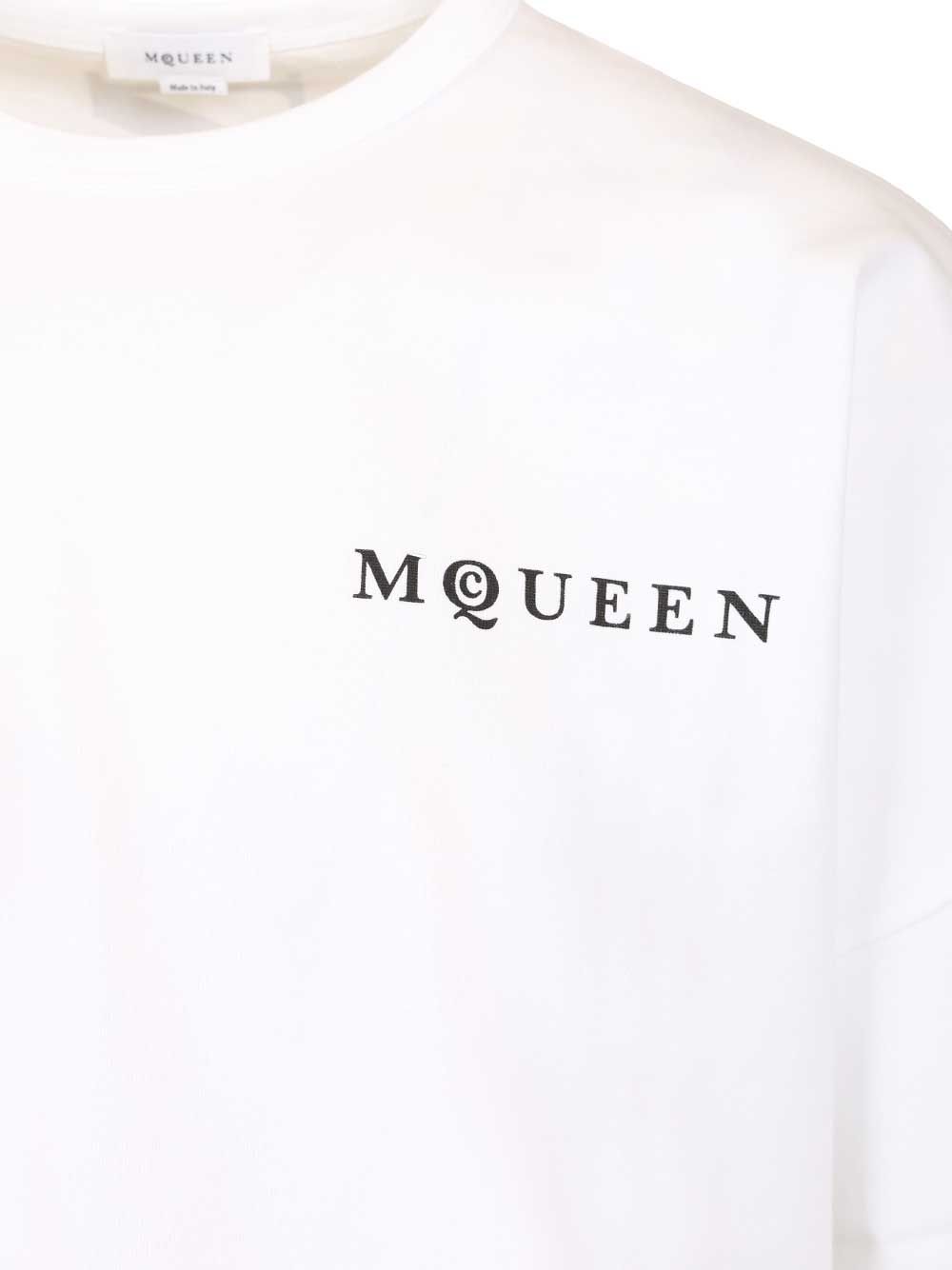 Mcqueen Oversized T-Shir T-Shirt - Bianco | 6c8fe7c2eb2e0120c23f3fd6999c194938acf2d7