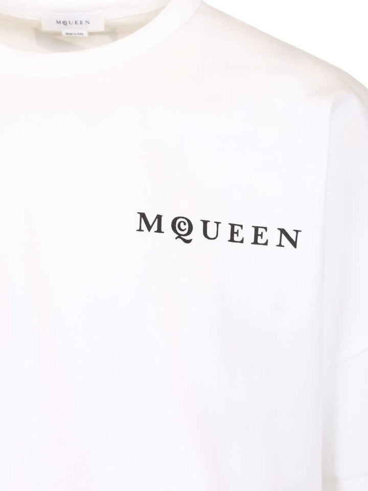 Mcqueen Oversized T-Shir T-Shirt - Bianco | 6c8fe7c2eb2e0120c23f3fd6999c194938acf2d7