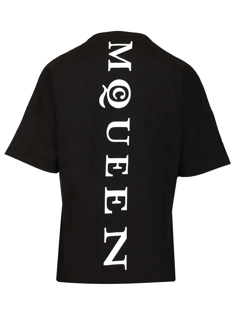 Mcqueen Oversized T-Shir T-Shirt - Nero | 2058a034251b03d191b4b04a7ea12f6dd16fc834