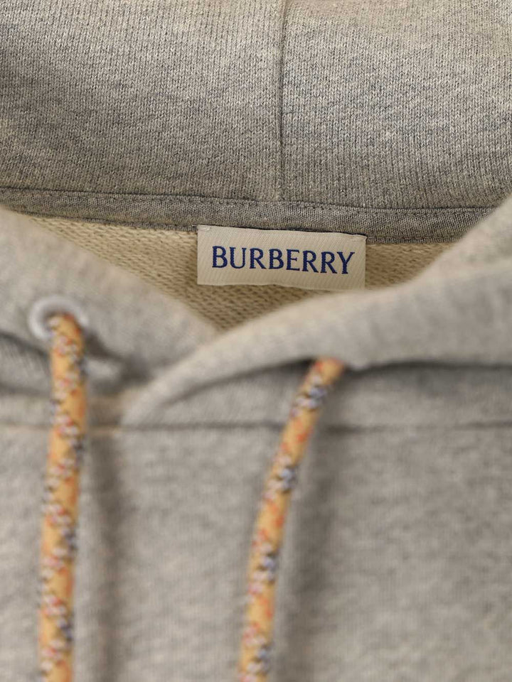 Burberry Cotton Hoodie Sweatshirts - Grey | 06c0d52e571a66b2d7e4b2e9afbd051d2933cc5d