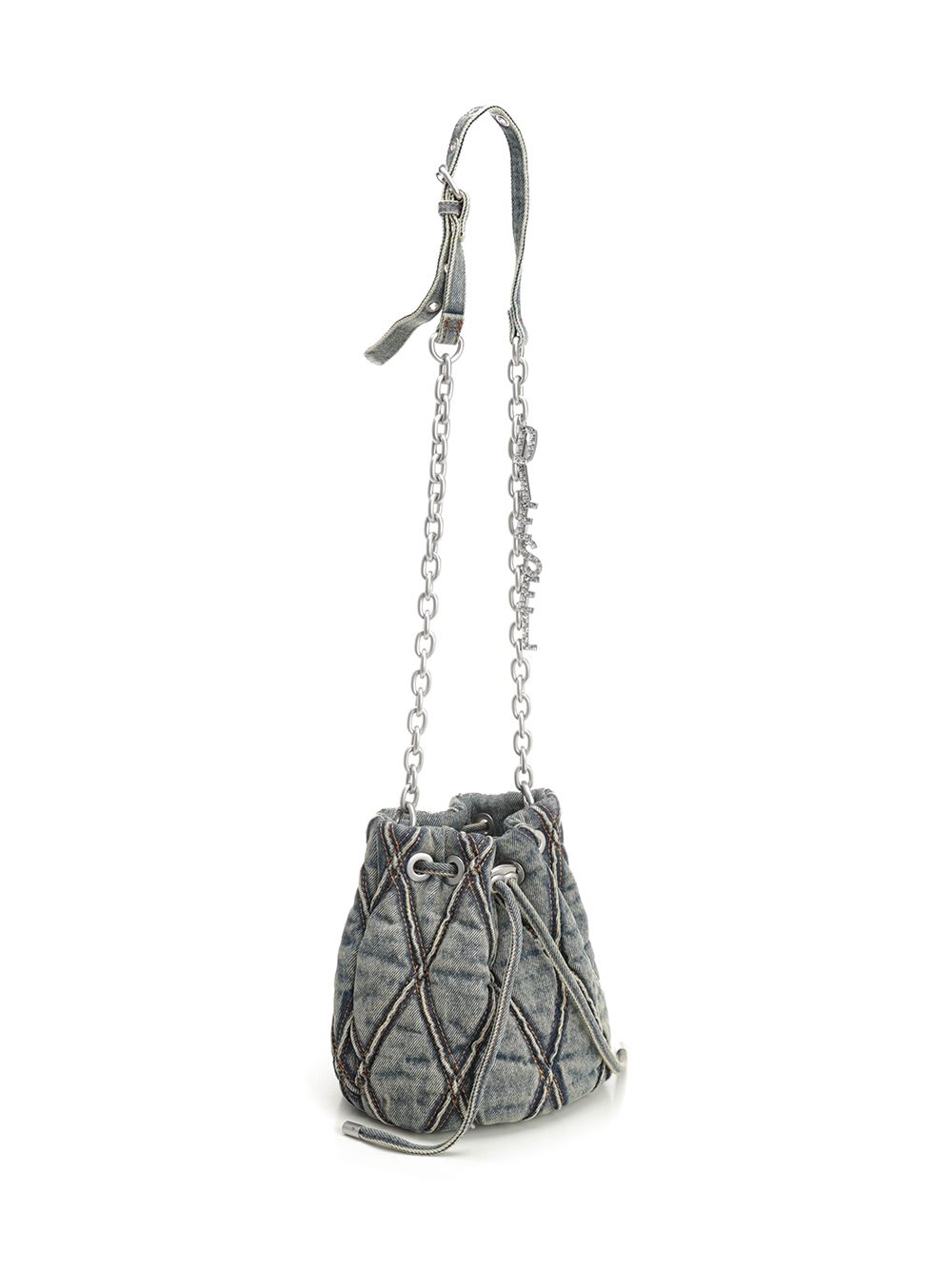 Diesel Charm-D S-Bucket Bag Crossbody Bags - Blu | e4530b665f8afd1e95d68b156ebd421da696f338