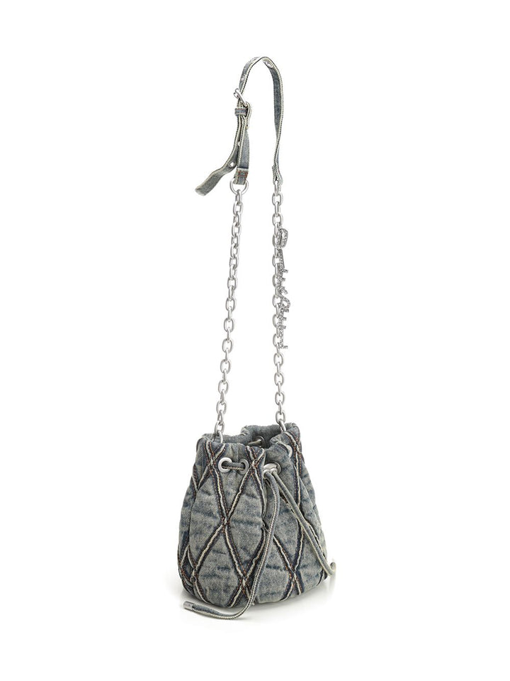 Diesel Charm-D S-Bucket Bag Crossbody Bags - Blu | e4530b665f8afd1e95d68b156ebd421da696f338