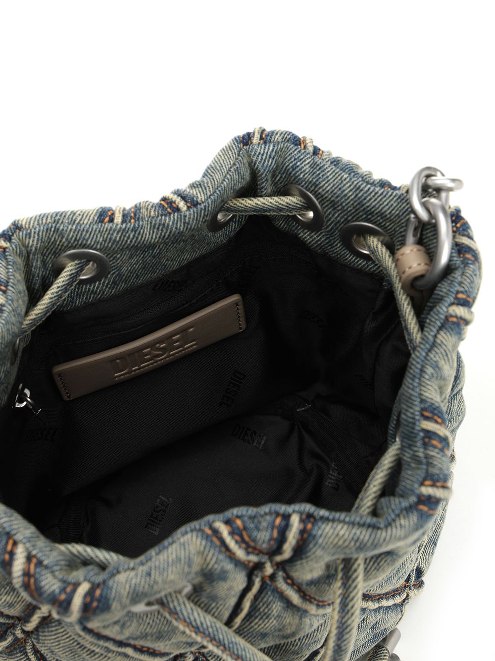 Diesel Charm-D S-Bucket Bag Crossbody Bags - Blu | 7d9c8ba43befdcab9e5cd53cd5faeb1d0e597b1f