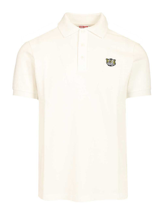 Gots Kenzo Wild Tiger Slim Polo Polo Shirt Bianco