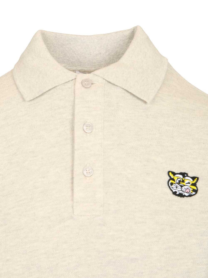 Kenzo Gots Kenzo Wild Tiger Slim Polo Polo shirt - Grey | 9bda1ec9dfbb8ebf4c6ef56b4e842c92483c737c