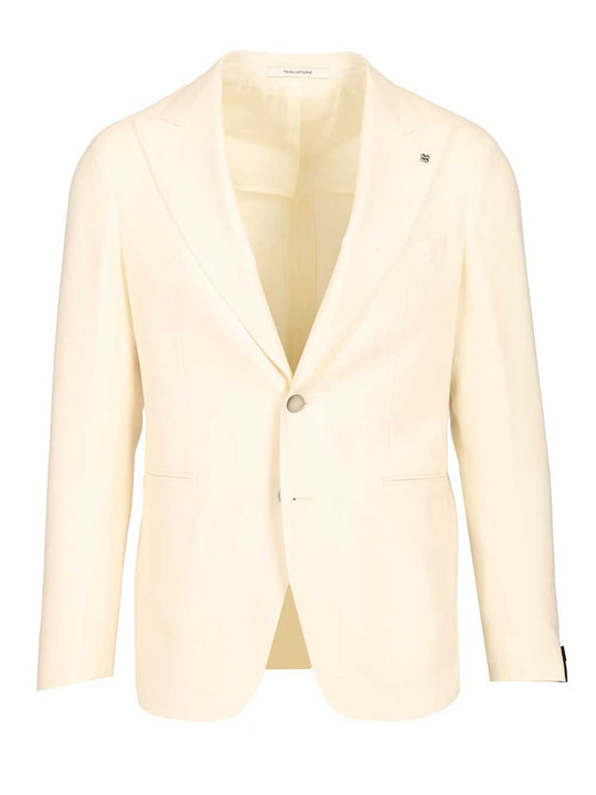 Vesuvio Lancia 51 Seta 49 Lana Giacche Bianco