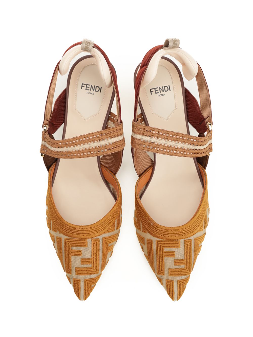 Fendi Colibrì Decollete - Beige | 2bb07e15189b0263c73eec074a4f297e9b2951f8