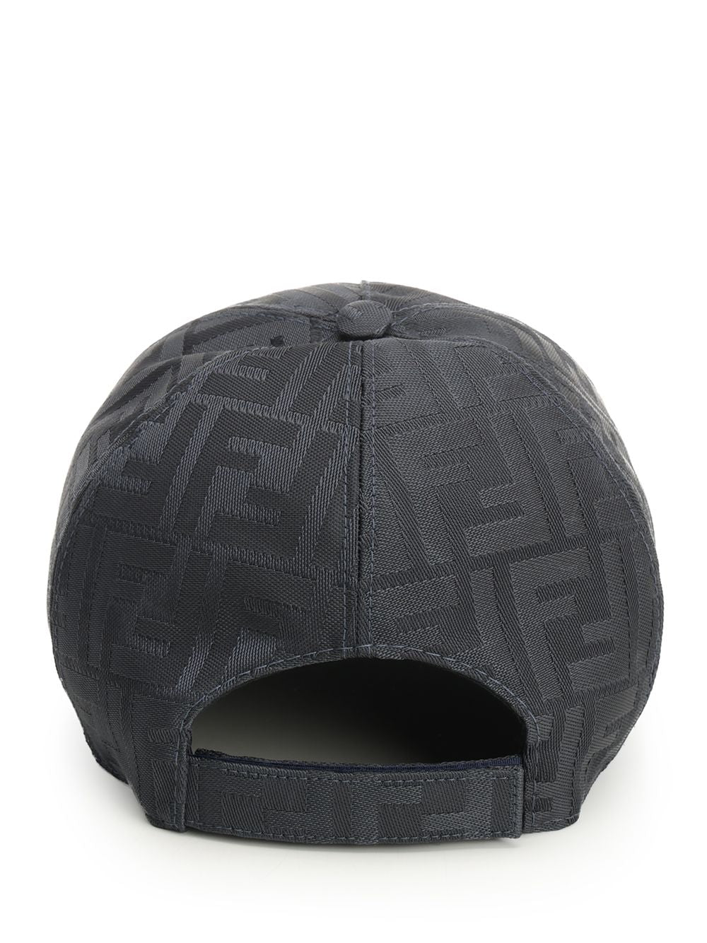Fendi Ff Nylon Hat Cappelli - Blu | 848d08d3082f7ee2050dd714908fb204e742d12d
