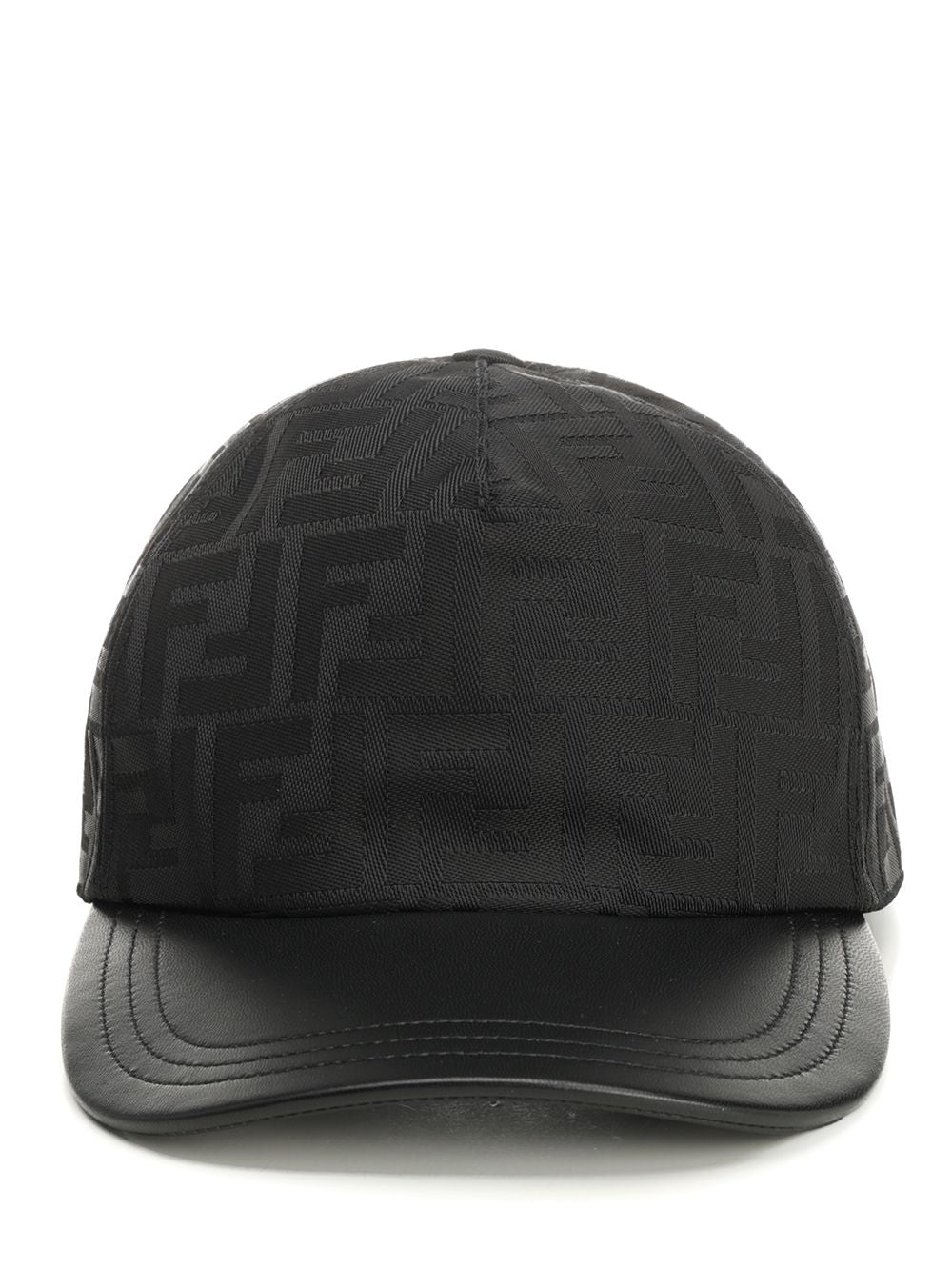 Fendi Ff Nylon Hat Cappelli - Nero | 8694a3c030f200e11486ef7de857be5f49ea224a