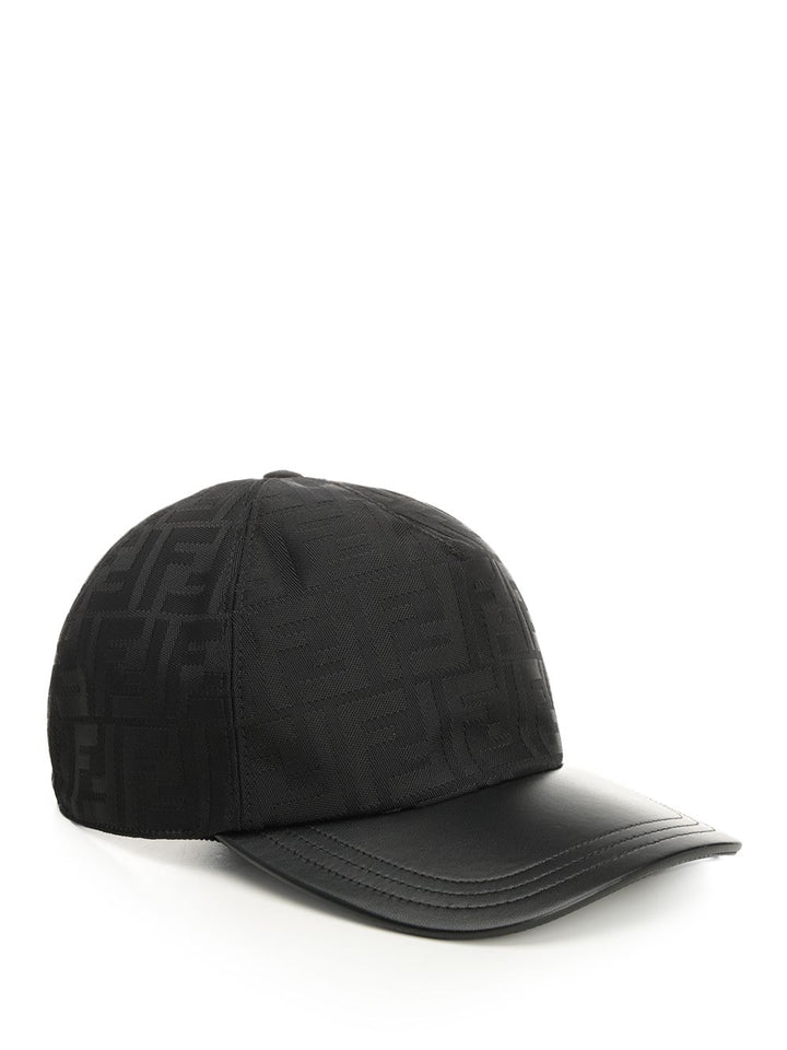Fendi Ff Nylon Hat Cappelli - Nero | b3cc10313d0ca721aaef73f15cea47ff34845a59