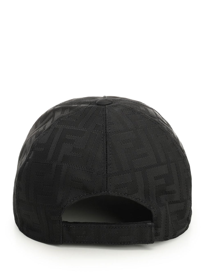 Fendi Ff Nylon Hat Cappelli - Nero | c6145a9ceffb4afbf331f159ced225926df8d65f