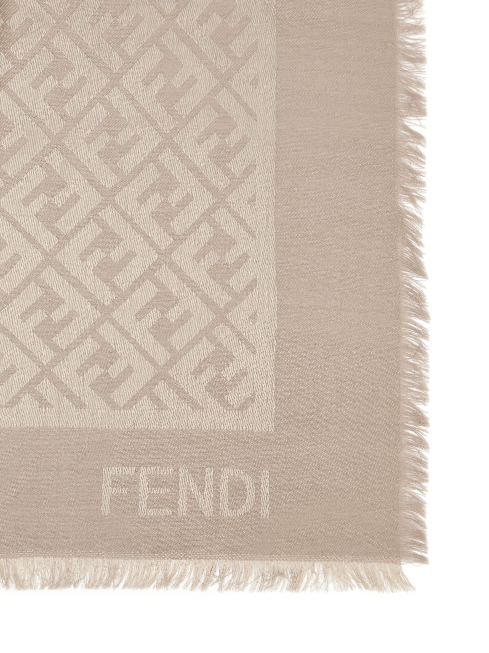 Fendi Scialle 140x140 Ff Gots Scarves And Foulards - Grey | 98c0928709fc0199adaa1ef42afee3bae21364d6