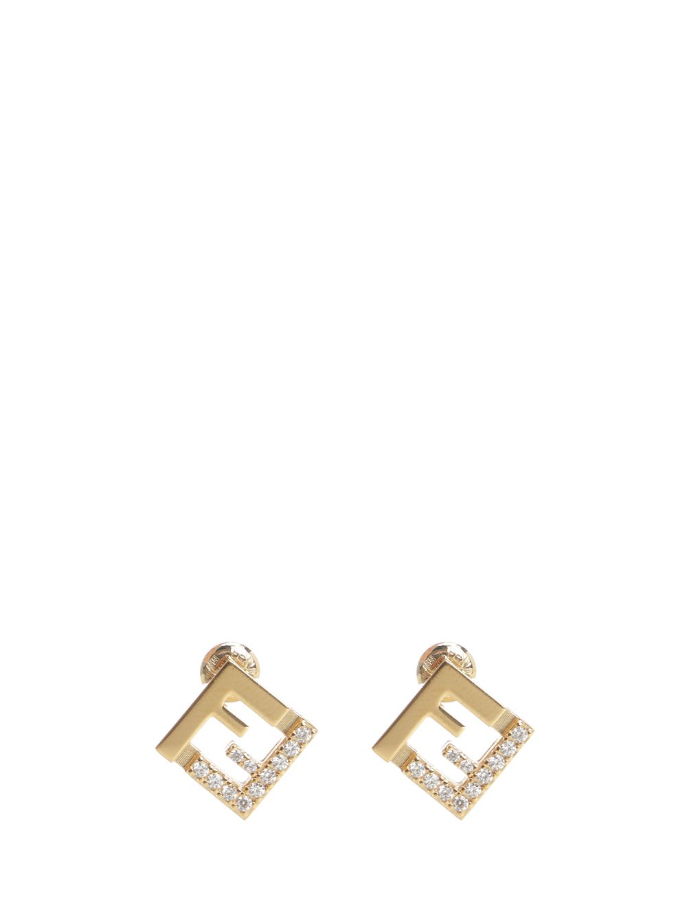 Fendi Ff Earring Metallo/Crista Gioielli - Silver | ed39c62d14524b1c5ee471b4d2df8cbabdfc22a3