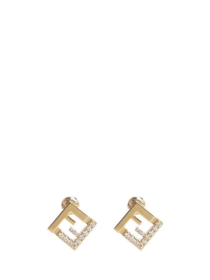 Fendi Ff Earring Metallo/Crista Gioielli - Silver | ed39c62d14524b1c5ee471b4d2df8cbabdfc22a3