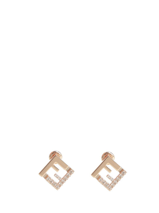 Ff Earrings With Crystals Gioielli Rose