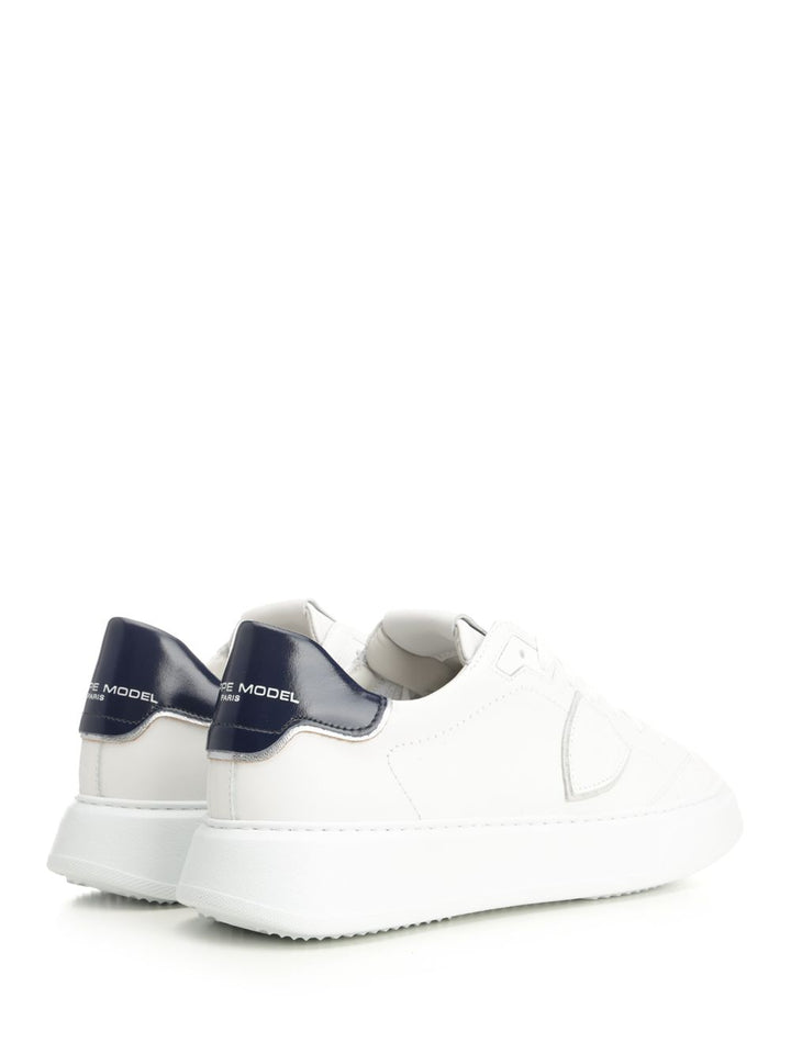 Philippe Model Temple Low Man Sneakers - Bianco | 9812645185a97cc04ddefbf7c40aedcb15934786