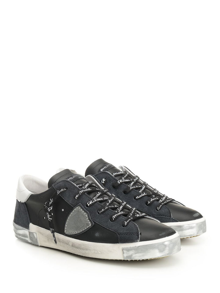 Philippe Model Prsx Low-Top Sneaker Sneakers - Nero | 34223c5cd7d8a6313e3b85db24394cfbd6cf8e04