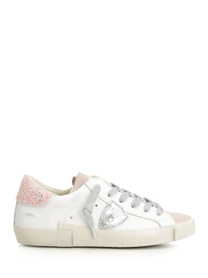 Philippe Model Prsx Low Woman Sneakers - Bianco | 034a303ac63a0e2d587dc24ef81ad90df7f41d66