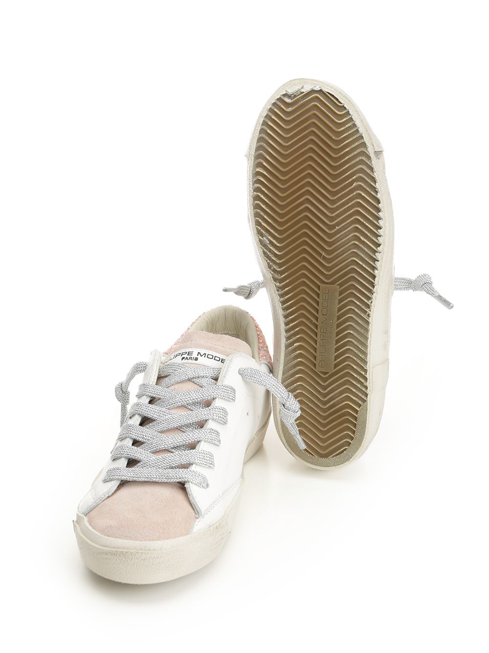 Philippe Model Prsx Low Woman Sneakers - Bianco | d3021250c51937b131e2a6d4d7dbd0406bc77b02
