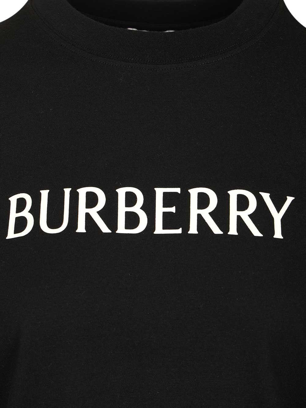 Burberry Cotton  With Logo T-Shirt - Nero | f553cbf3eba5d488368988991ca0a2fd7fa9dd72