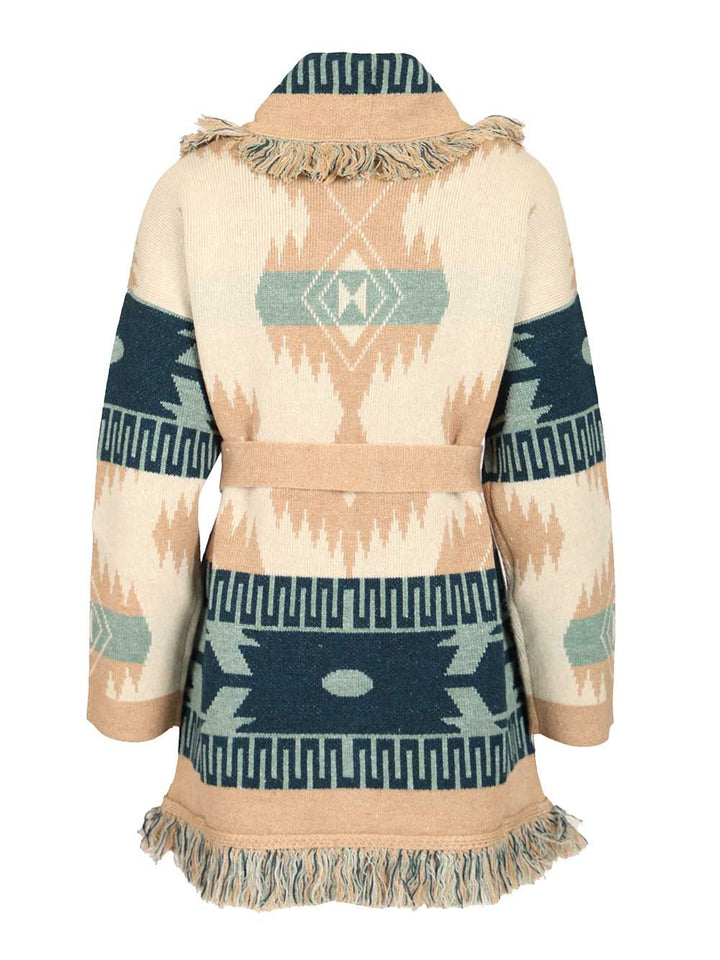 Alanui Icon Jacquard Cardigan Chalk Sand Knitwear - Beige | 843bc1efcaddc1cadd65eabd13928f886034ccf7