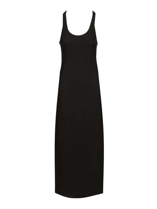 Fluid Racer Back Dress Abiti Nero