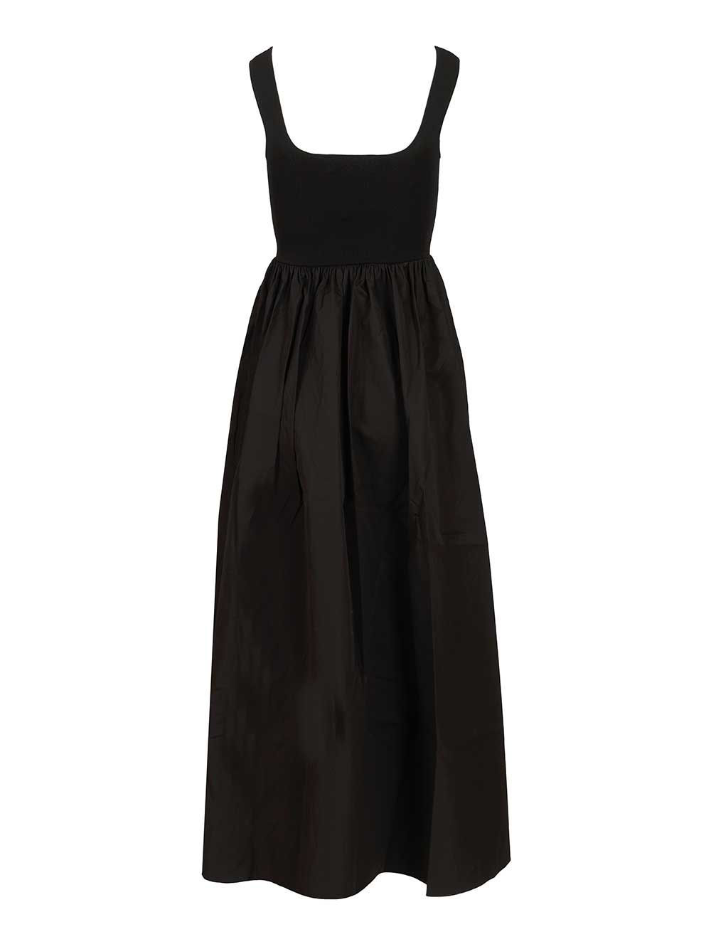 Matteau Knit And Cotton Dress Abiti - Nero | 7365311a61c46eeb127e9f14b4da0ca3fea0713c