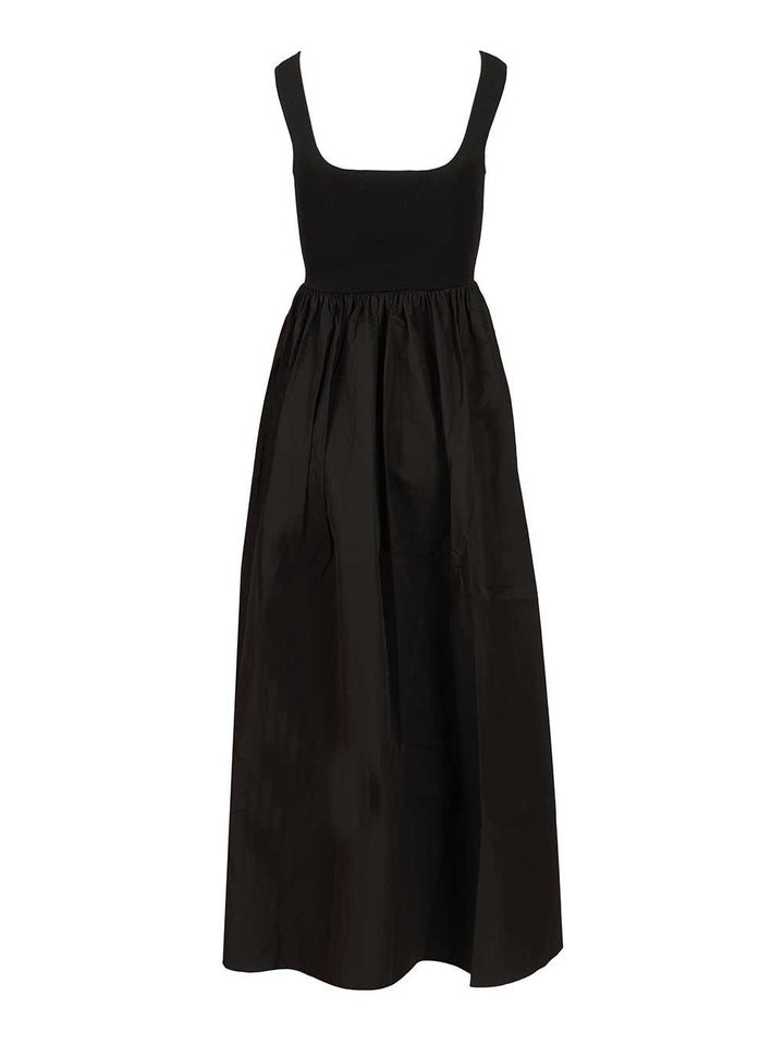 Matteau Knit And Cotton Dress Abiti - Nero | 7365311a61c46eeb127e9f14b4da0ca3fea0713c