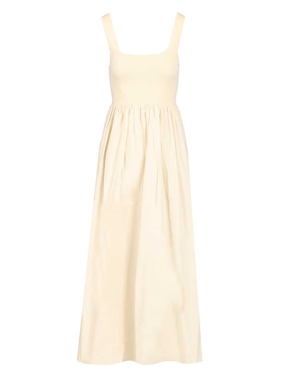 Matteau Knit And Cotton Dress Abiti - Beige | 87aac6aceade943db0e20e6fedc5f8c209318b6d