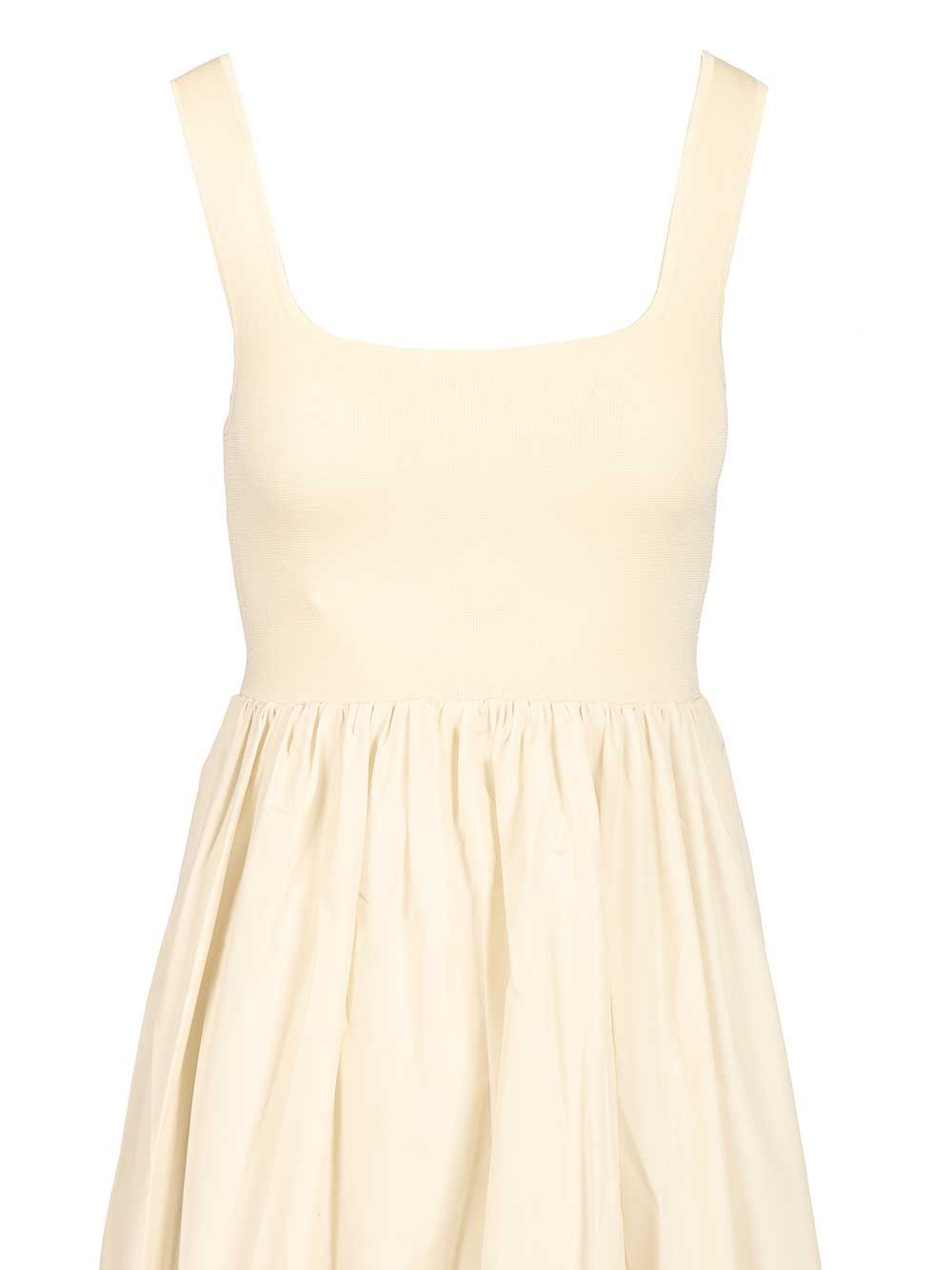 Matteau Knit And Cotton Dress Abiti - Beige | db2c53fe8ad12b1704f34b267f05e3b7f1ec1817