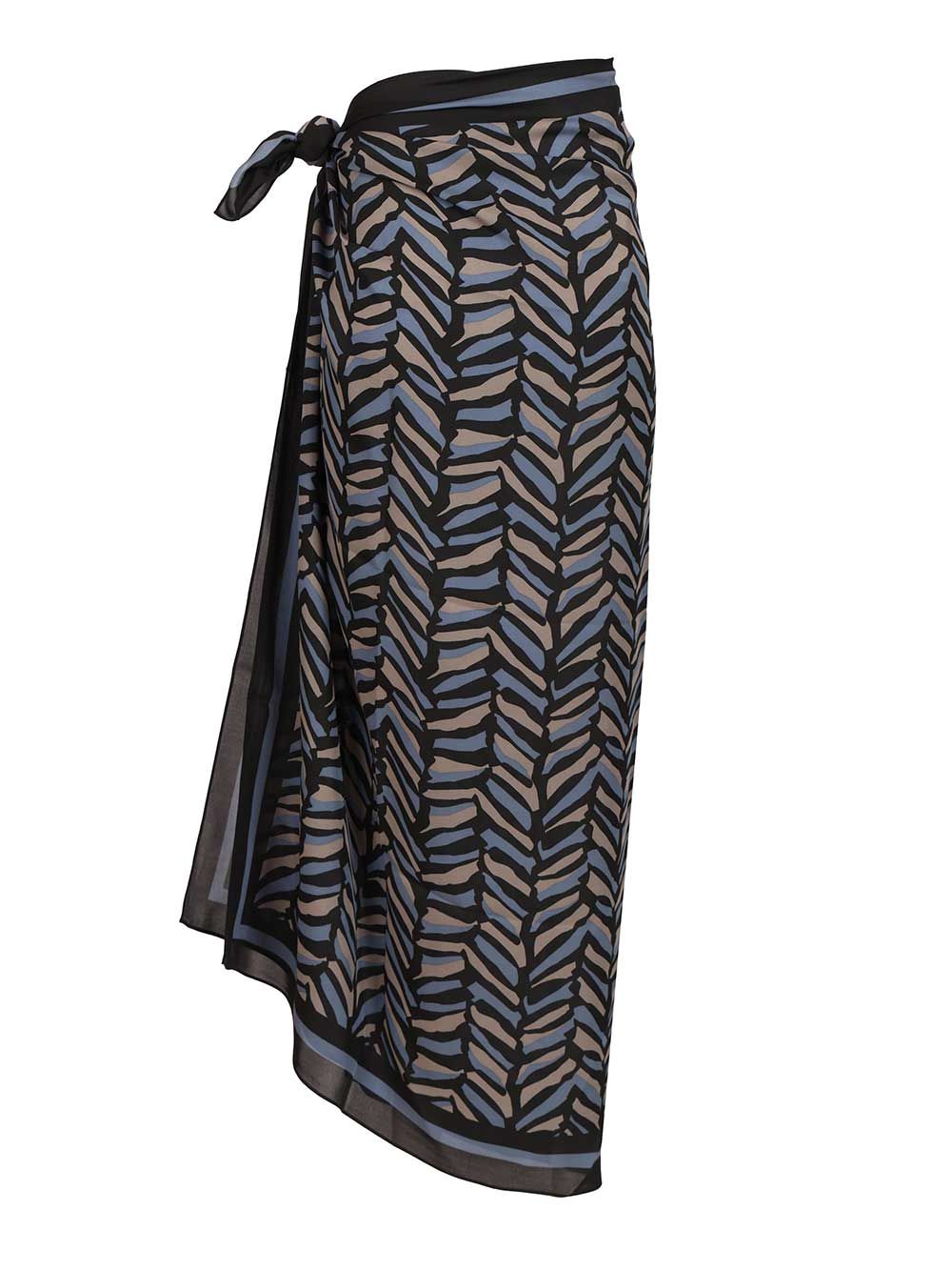 Matteau Silk Sarong Gonne - Grey | d788bae35c9f4b0395b7fa4efbfc65f8f650c690
