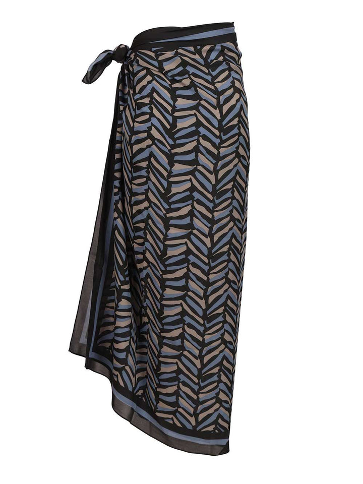 Matteau Silk Sarong Gonne - Grey | d788bae35c9f4b0395b7fa4efbfc65f8f650c690