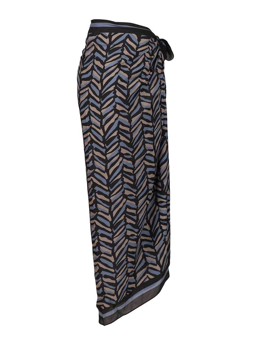 Matteau Silk Sarong Gonne - Grey | c04067fa6d4e65ffd53d59561031a97374c00da3
