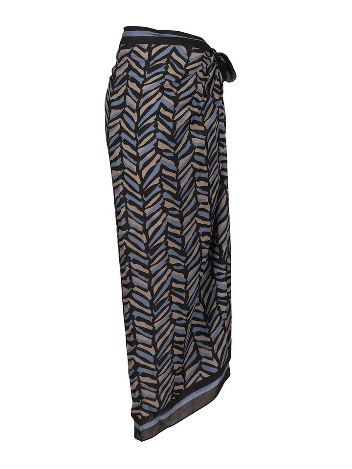 Matteau Silk Sarong Gonne - Grey | c04067fa6d4e65ffd53d59561031a97374c00da3