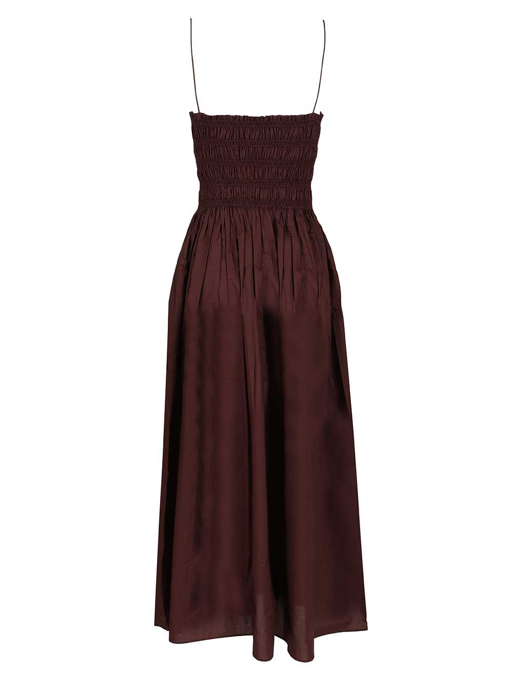 Matteau Dress With Gathered Bodice Abiti - Bordeaux | b2443ad2228b8481eb2e660946fb7196da5c7527