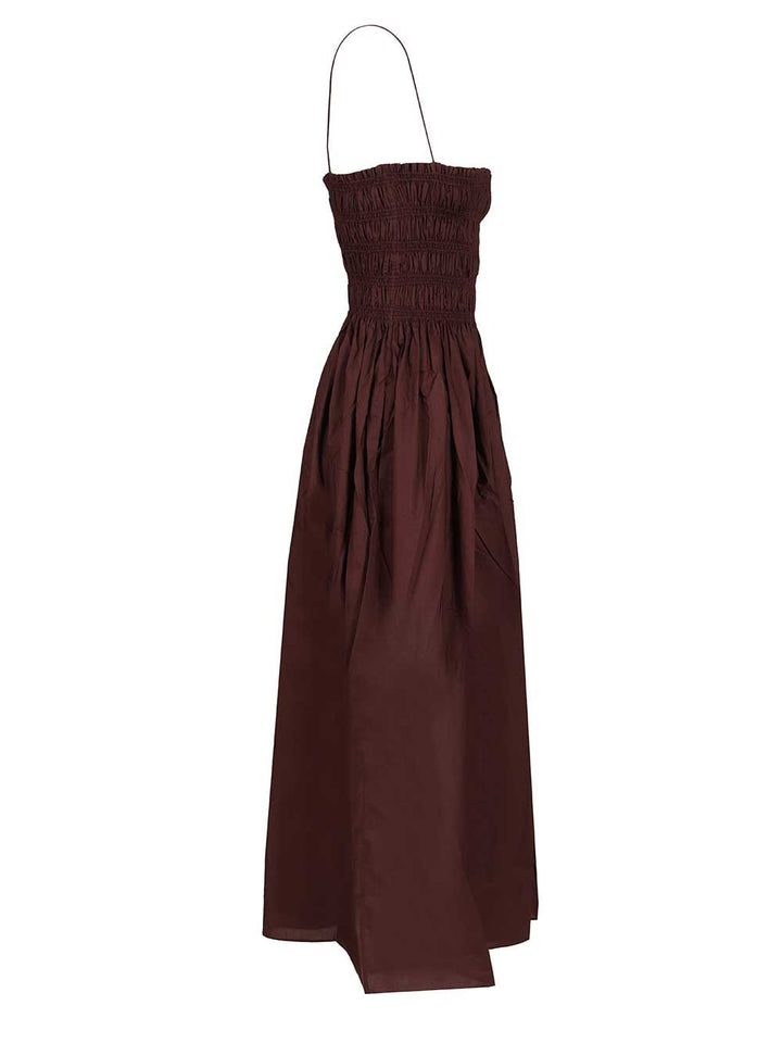 Matteau Dress With Gathered Bodice Abiti - Bordeaux | c148cc47ec991bb54b7b156e97fbb71177fbec5b