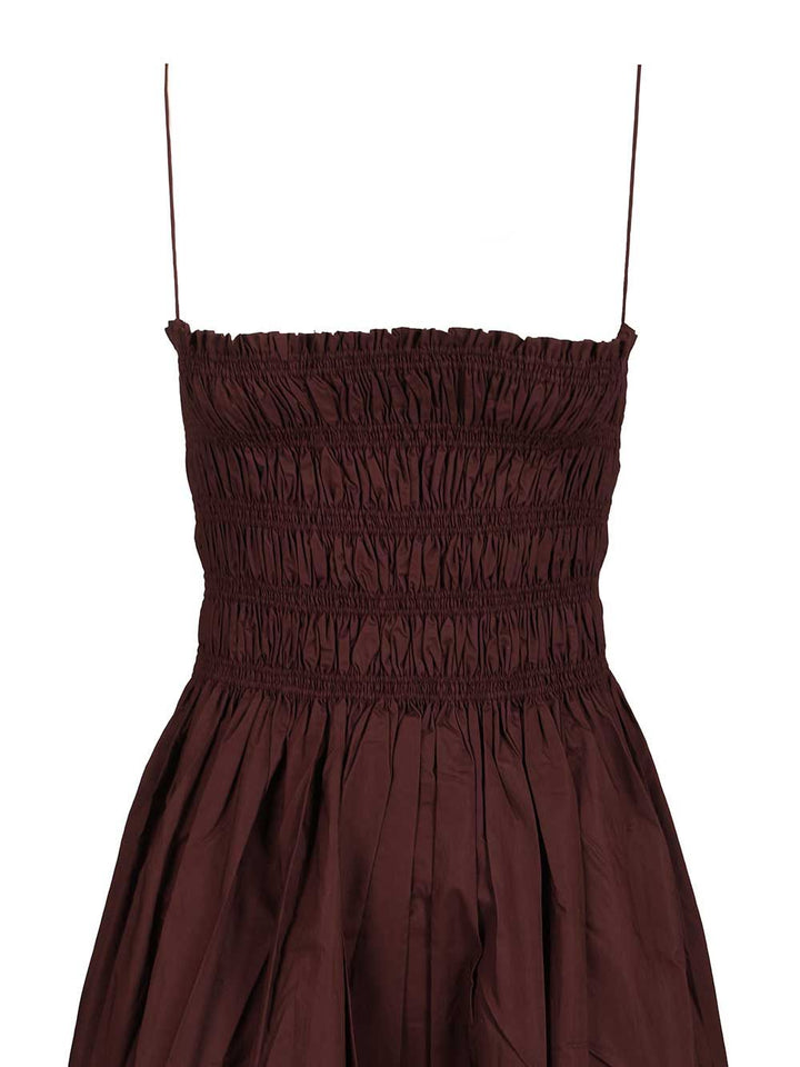 Matteau Dress With Gathered Bodice Abiti - Bordeaux | cca8c47ec47c88bf151d8dca31599e3a21beff60