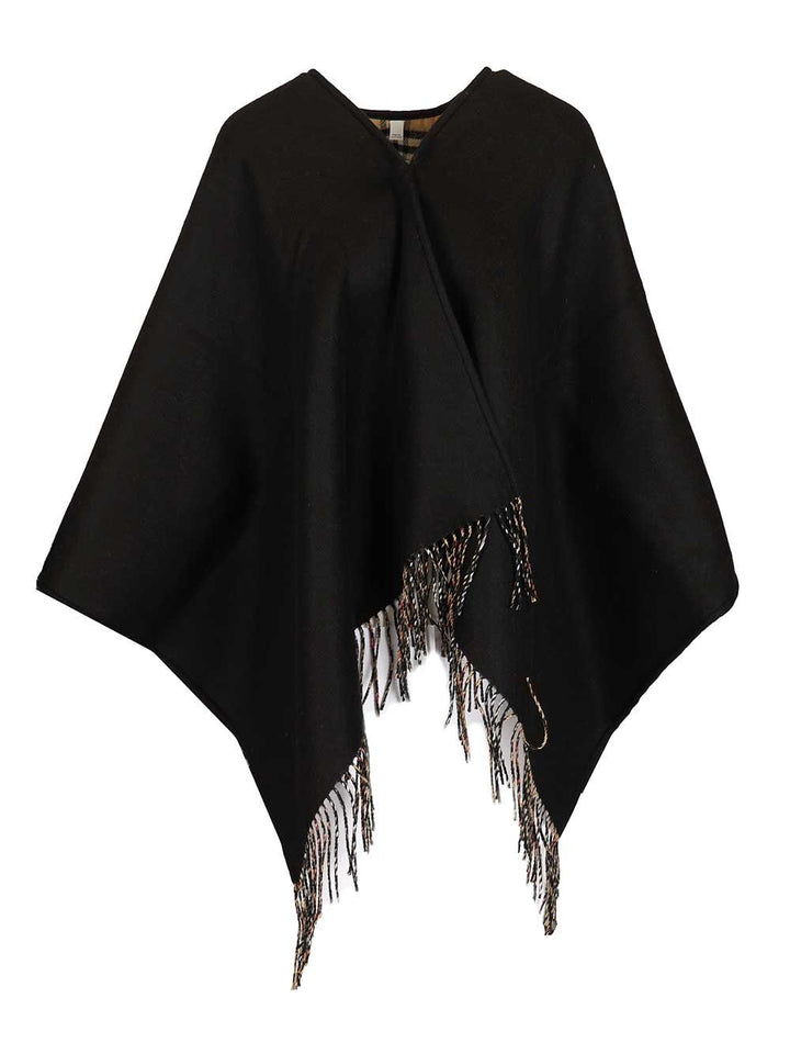 Burberry Reversible Cape Scarves And Foulards - Nero | 3ba78ff21ed7dce80c3b87c50cd91043f01c06fa