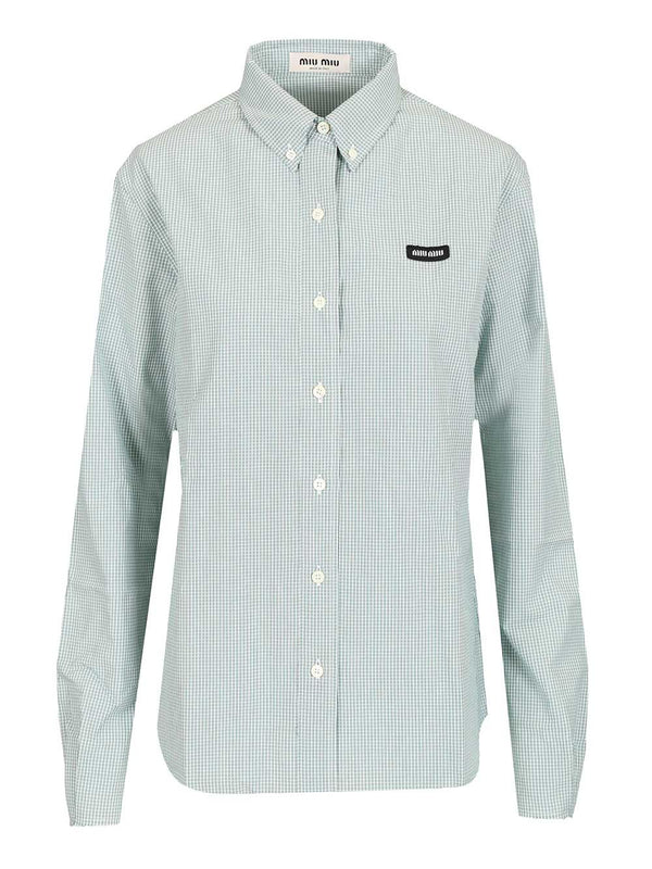 Popelín Camisas Verde