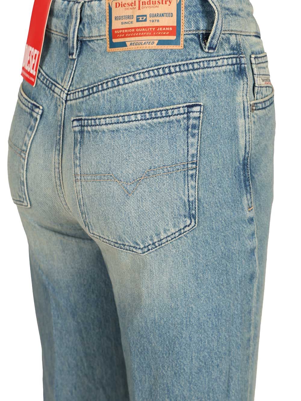 Diesel Regular Fit Jeans - Light blue | f2b0f03645972024a9e42cf22b2d0c4cbc0cee01