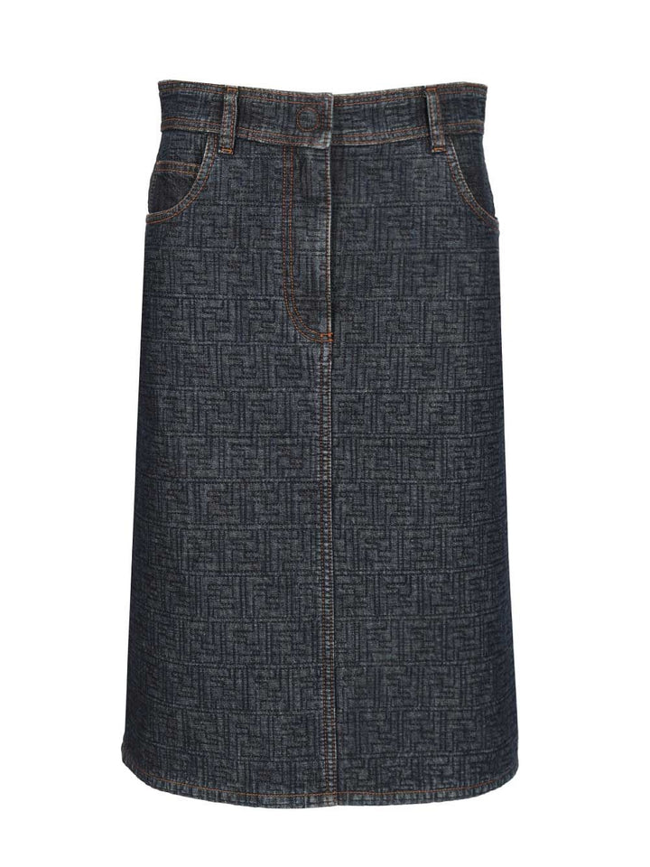 Fendi Mini Skirt Gonne - Violet | f798cb8a57c7bcfd2866721734e697cd02205d4f