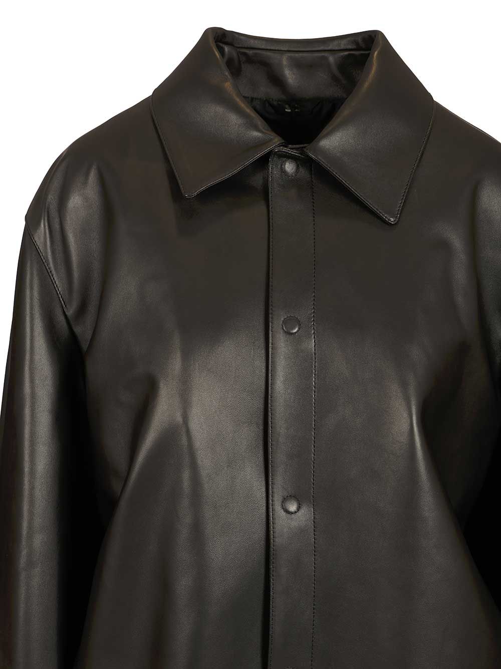 Fendi Blouson Leather Giacche - Nero | 76ece00d089d3c24ccaa7fde6aa6eb1509590d35