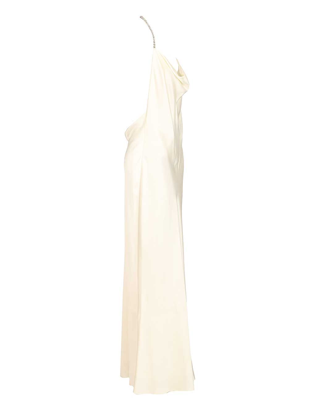 Stella Mccartney Forever Stella Emb Dress Abiti - Bianco | 62e45f52365663879260dcc05cac3949bb9c0d7a